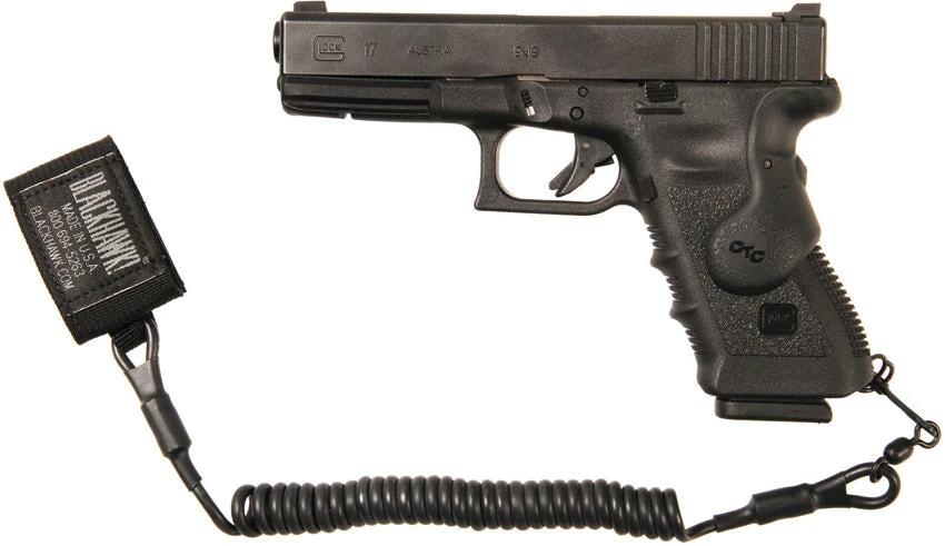 Blackhawk Tac Pistol Lanyard - Swivel 90TPL2BK by Blackhawk
