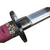 BattleBlades Koshi Sori O Kissaki Katana Hand Forged 1095HC Blade with Sanbon Suki Hamon for Collectors by BattleBlades