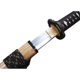 BattleBlades Zugaikotsu Honsanmai Shinken Katana With Hand Forged 1095HC Blade Silk Wrapped Rayskin For Collectors by BattleBlades