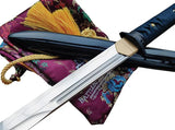 BattleBlades Tsurugi Ken Satin 20in Steel Sword Collectors by BattleBlades