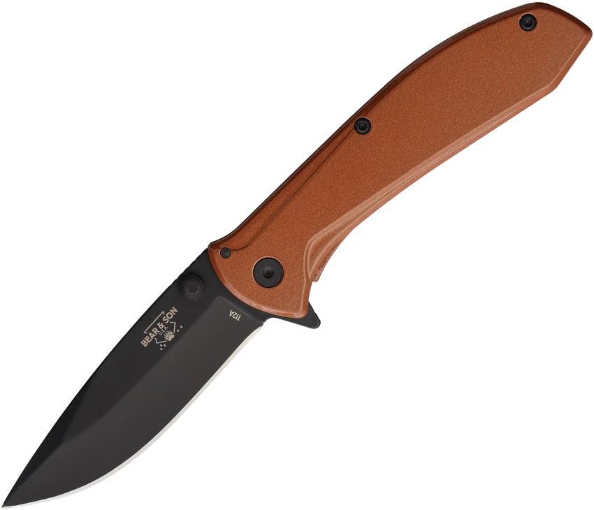 Bear & Son Framelock A/O Copper 112ACR by Bear & Son