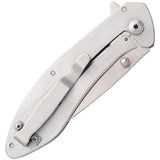 Bear And Son Framelock 112 Knife Compact EDC Pocket Knife With Satin 440 Stainless Blade One Hand Lock by Bear & Son