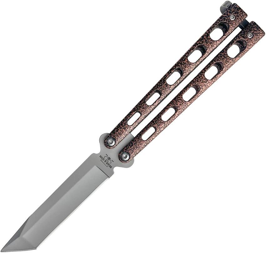Bear & Son Butterfly Tanto Copper Vein 114TCV by Bear & Son