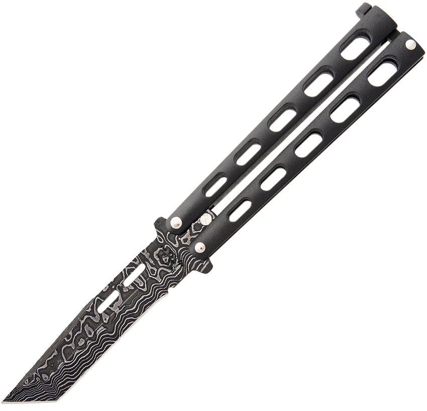 Bear & Son Butterfly Damascus Silver Vein 115TAND by Bear & Son