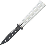 Bear & Son Butterfly Knife Trainer White 115WTR by Bear & Son