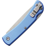 Bear And Son Small Farmhand Lockback Knife Blue Aluminum Handle For EDC Enthusiasts by Bear & Son
