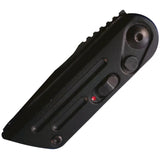 Bear And Son Auto Knife Bold Action XIV Black EDC One Hand Deployment 14C28N Blade Safety by Bear & Son
