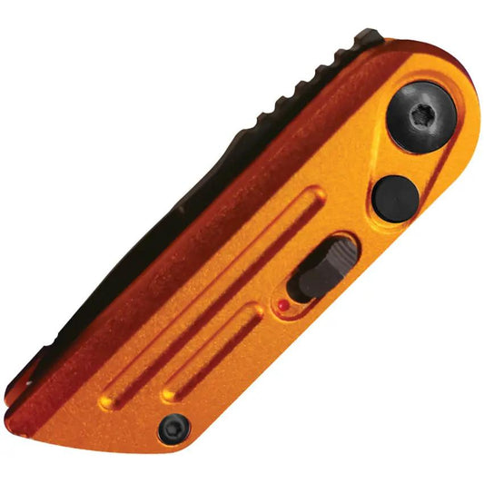 Bear And Son Auto Knife Bold Action XIV Orange Handle 14C28N Stainless Blade With Safety For Collectors by Bear & Son