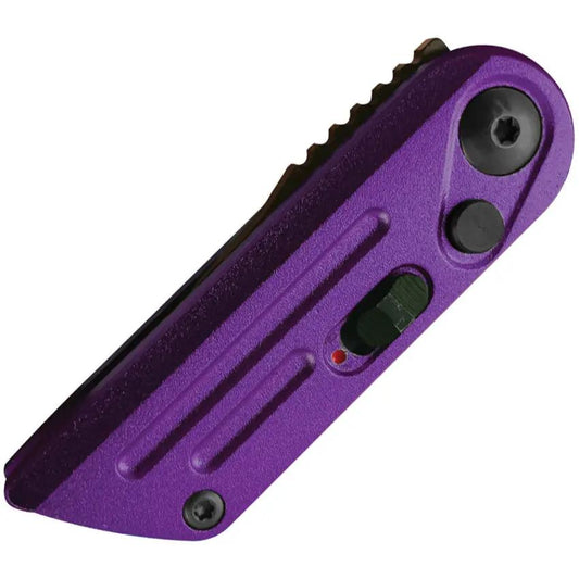 Bear And Son Auto Knife Bold Action XIV Purple One Handed Automatic Opening EDC With 14C28N Blade Pro by Bear & Son
