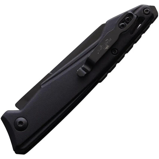 Bear And Son Auto Knife Bold Action XV Black One Hand Deployment Safety Lock For EDC Enthusiasts And Professionals by Bear & Son