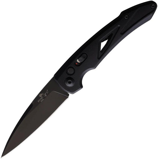 Bear & Son Auto Action XVI Button Lock AC-1600-ALBK-B by Bear & Son