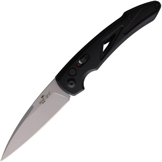 Bear & Son Auto Action XVI Button Lock AC-1600--ALBK-P by Bear & Son