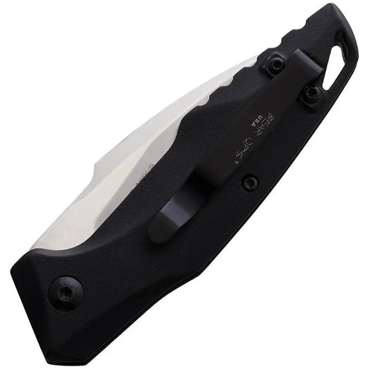 Bear And Son Auto Knife Bold Action XVII One Hand Deployment Satin Wharncliffe Blade Aluminum Handle For EDC Fans by Bear & Son