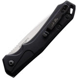Bear And Son Auto Bold Action XVI Automatic Knife With S35VN Blade And Black Aluminum Handle For EDC Enthusiasts by Bear & Son