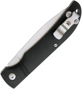 Bear And Son Drop Point Slip Joint Knife For Compact EDC Fans 3.5in D2 Blade Black G10 Handle Stonewashed by Bear & Son