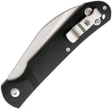 Bear And Son Wharncliffe Slip Joint Knife With D2 Blade Black G10 Handle For EDC Enthusiasts by Bear & Son