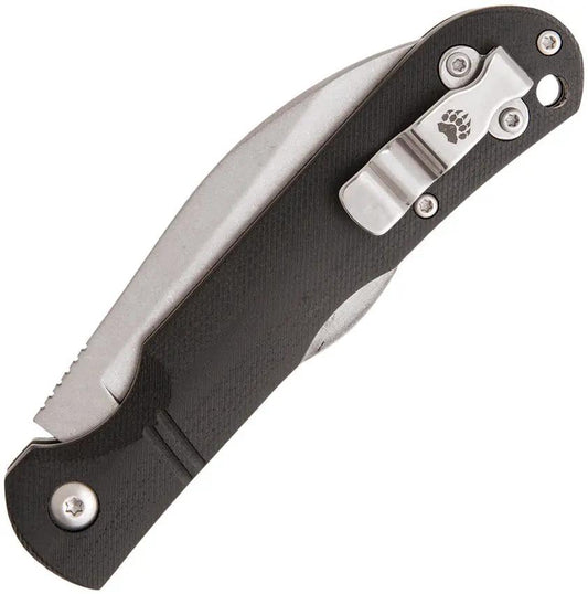 Bear And Son Lockback Knife 484LGB Satin Wharncliffe Blade G10 Handle Ideal For EDC Enthusiasts by Bear & Son
