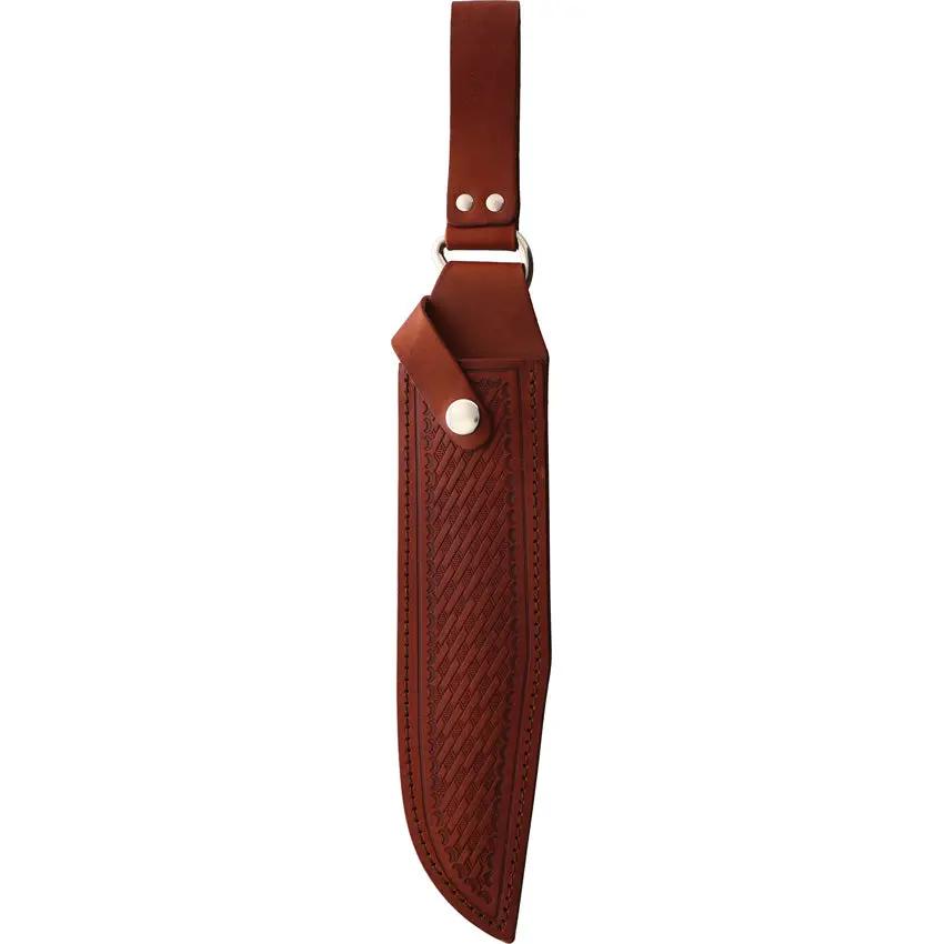 Bear And Son Freedom Fighting Bowie Knife 503 For Hunters 8in D2 Satin Blade Full Tang Stag Bone Handle Leather Sheath by Bear & Son