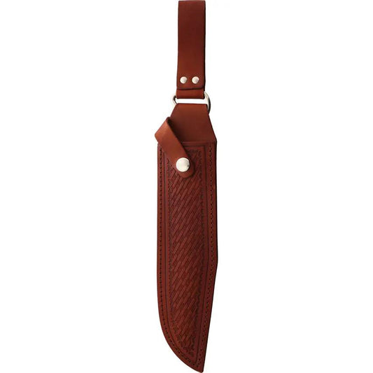 Bear And Son Freedom Fighting Bowie Knife 503 For Hunters 8in D2 Satin Blade Full Tang Stag Bone Handle Leather Sheath by Bear & Son