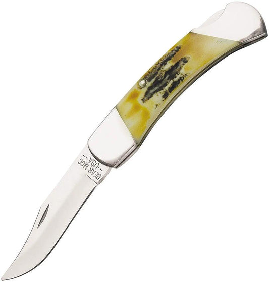 Bear & Son Lockback India Stag Bone 505 by Bear & Son