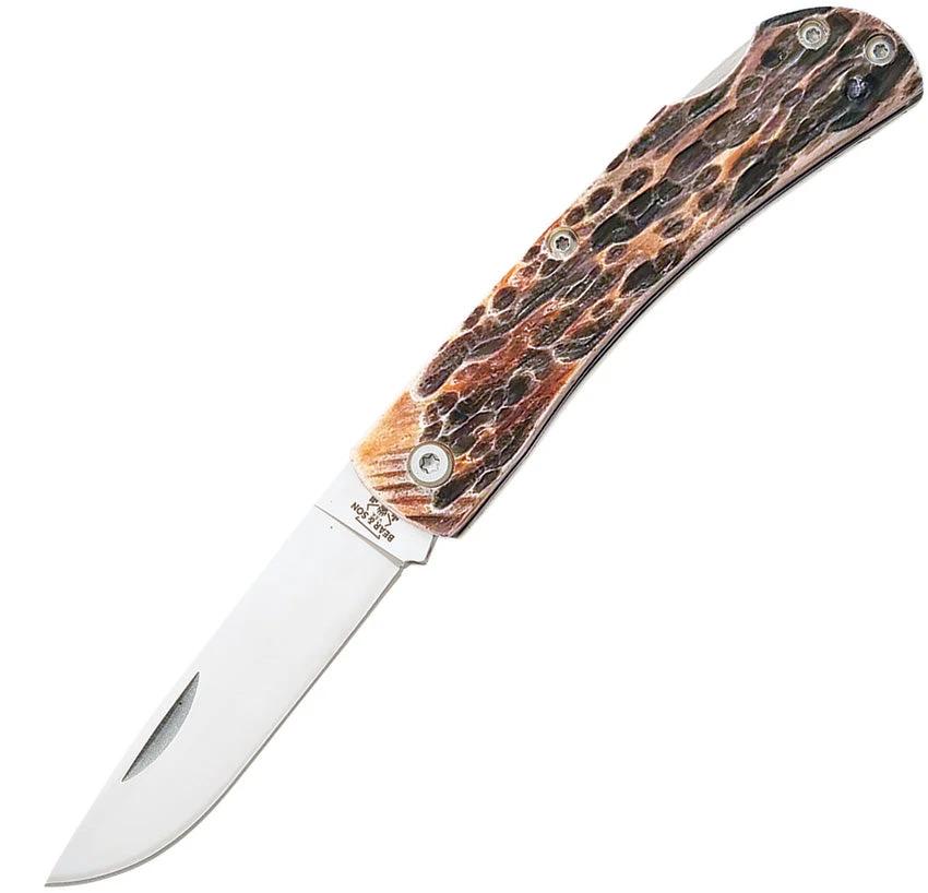 Bear & Son 3 5/8"" Genuine India Stag Bon 537L by Bear & Son