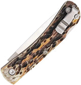 Bear And Son Boning Knife 3 5/8 Inch Premium Genuine India Stag Handle For Hunters by Bear & Son