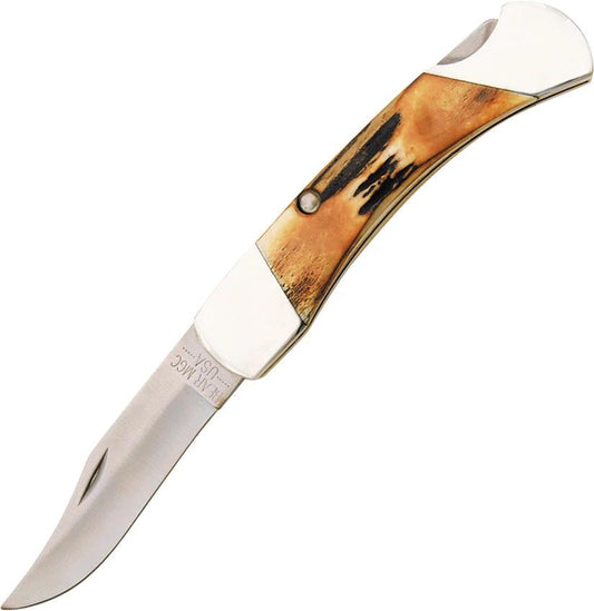 Bear & Son Folding Hunter Stag Bone 597 by Bear & Son