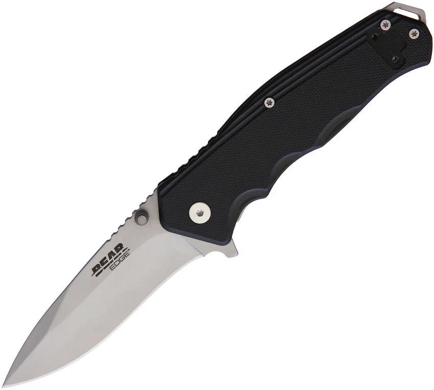 Bear Edge Sideliner Linerlock Black G10 61102B by Bear Edge
