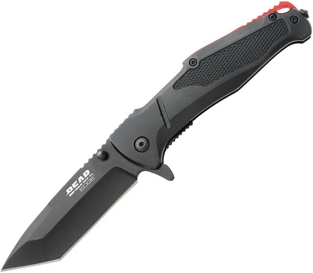 Bear Edge Linerlock A/O Black/Red 61121 by Bear Edge