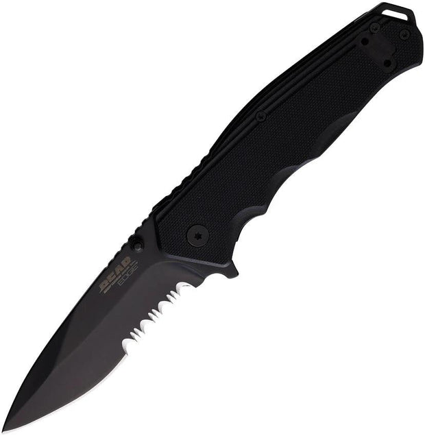 Bear & Son Sideliner Linerlock Black G10 61129 by Bear & Son