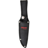 Bear Edge Brisk Framelock Knife Black 9.75in Overall 4.75in Partially Serrated Drop Point For Tactical EDC by Bear Edge