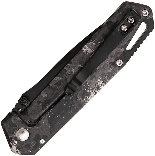 Bear Edge Brisk 3.0 Framelock Folding Knife True Timber Midnight Handle 4in Closed 3in Blade 440 Stainless EDC Ready by Bear Edge