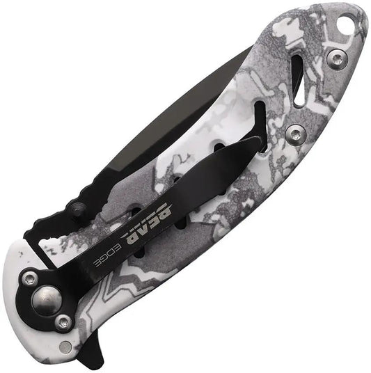 Bear Edge Brisk Framelock Assisted Opening Knife With True Timber White Viper Handle For EDC Enthusiasts by Bear Edge
