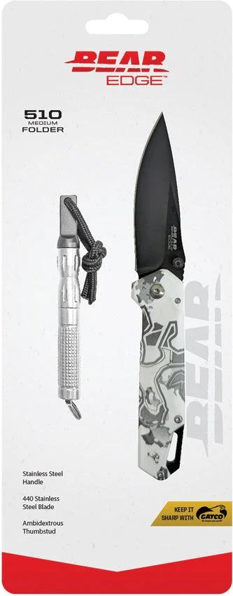 Bear & Son Edge Framelock Combo White 71835 by Bear & Son