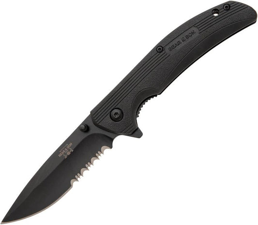 Bear & Son Sideliner Linerlock Black 778BSR by Bear & Son