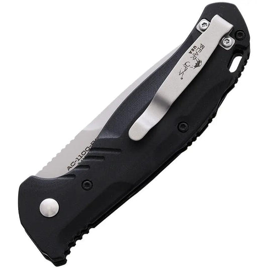 Bear And Son Auto Knife Bold Action XI Satin Blade Automatic Opening For EDC Enthusiasts by Bear & Son
