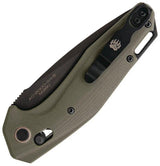 Bear And Son Auto Knife Katakt I Slide Lock OD Green G10 M390 Blade For EDC Enthusiasts by Bear & Son