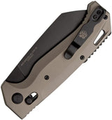 Bear Son Auto Katakt III Knife With Slide Lock And Auto Opening M390 Wharncliffe Three And A Half Inch Blade For EDC by Bear & Son
