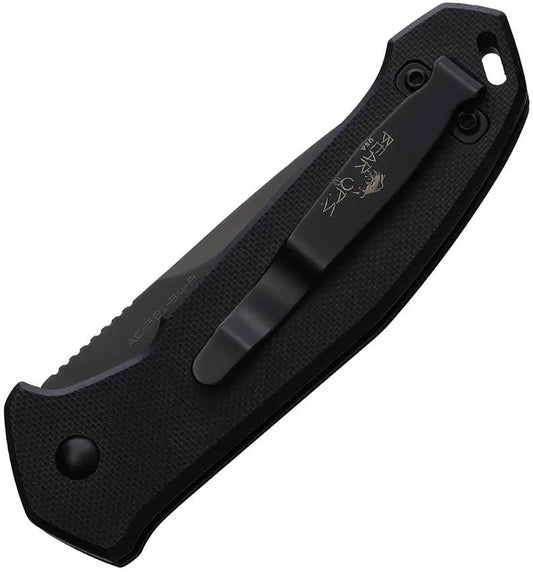 Bear And Son Auto Bold Button Lock Knife Automatic Opening For EDC Enthusiasts D2 Tool Steel Blade by Bear & Son