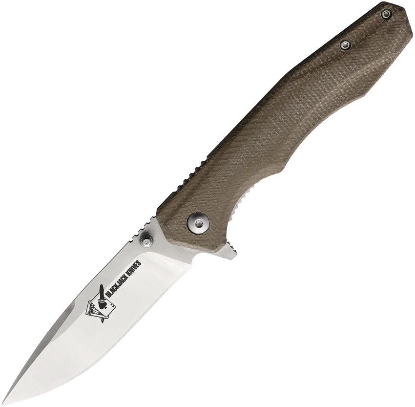 Blackjack Linerlock Tan S35VN BCB156 by Blackjack