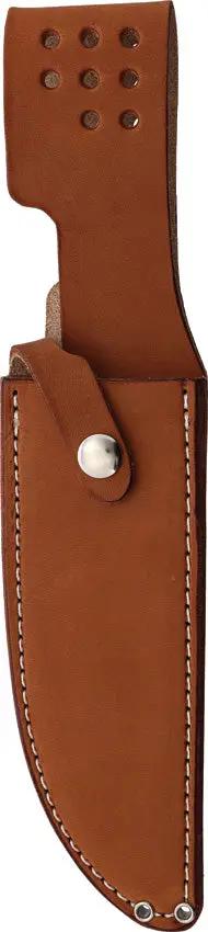 Blackjack Model 4 Fixed Blade Knife Satin Clip Point Micarta Handle Leather Sheath For Outdoor Enthusiasts by Blackjack