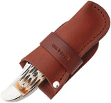 Bear And Son Five And A Quarter Inch Genuine India Stag Bon Knife For Collectors And Enthusiasts by Bear & Son