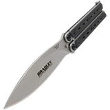 Bradley Kimura Butterfly Knife Bear And Son Premium Black G10 154CM Spear Point For EDC Enthusiasts by Bradley
