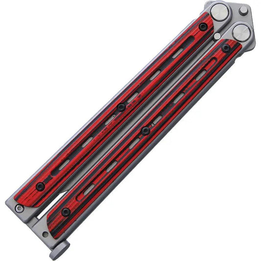 Bradley Kimura Butterfly Knife Bear And Son Cutlery Collaboration Red Black G10 Handle 154CM For EDC Enthusiasts by Bradley