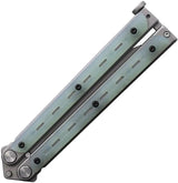 Bradley Kimura Butterfly Knife Natural G10 Handle 154CM Satin Blade 3.63in For Collectors And Enthusiasts by Bradley