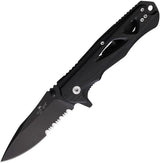 Bear & Son Rancor II Linerlock Black MC-400-B4-BS35SR by Bear & Son