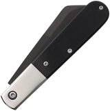 Bear And Son Modern Large Barlow Knife 4 Inch Closed D2 Tool Steel Durable Sheepsfoot Black G10 For EDC by Bear & Son