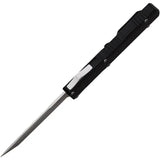 Bear And Son Auto OTF Tanto Knife Premium Satin Blade 3.5 Inch Black Aluminum Handle For EDC Enthusiasts by Bear & Son
