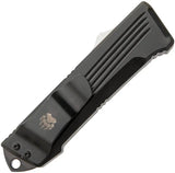 Bear And Son OTF Knife Auto Double Clutch IV Compact 2.5in D2 Satin Drop Point Blade For EDC Enthusiasts by Bear & Son