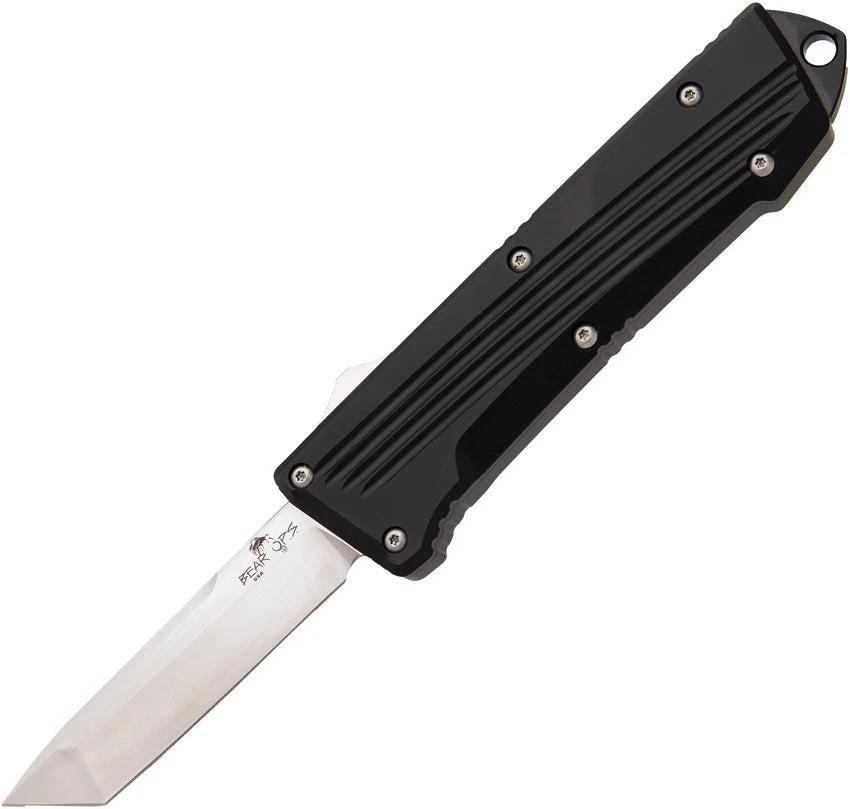 Bear & Son Auto Double Clutch IV OTF OTF-410-ALBK-S by Bear & Son